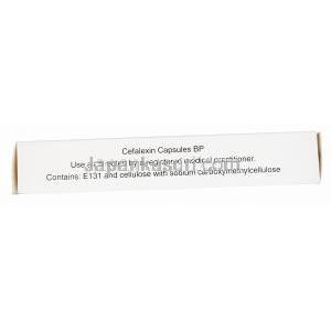 ケフレックス,セファレキシン 250mg 箱 側面1